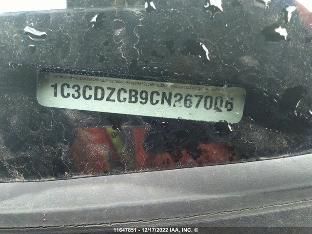 Dodge AVENGER 2012 1C3CDZCB9CN267006 Image 10