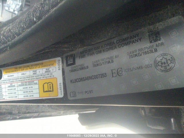 Chevrolet SPARK 1LT 2022 KL8CD6SA6NC007253 Image 10