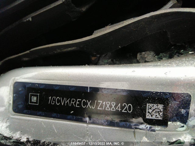Chevrolet SILVERADO 2018 1GCVKRECXJZ188420 Image 11