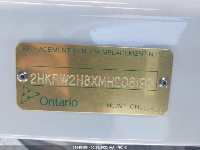 Honda CR-V 2021 2HKRW2H8XMH208195 Image 11