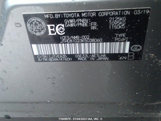 JTHC81D23K5038060 Lexus IS 300