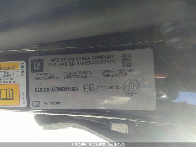 Chevrolet SPARK 1LT 2021 KL8CD6SA7MC216824 Image 9
