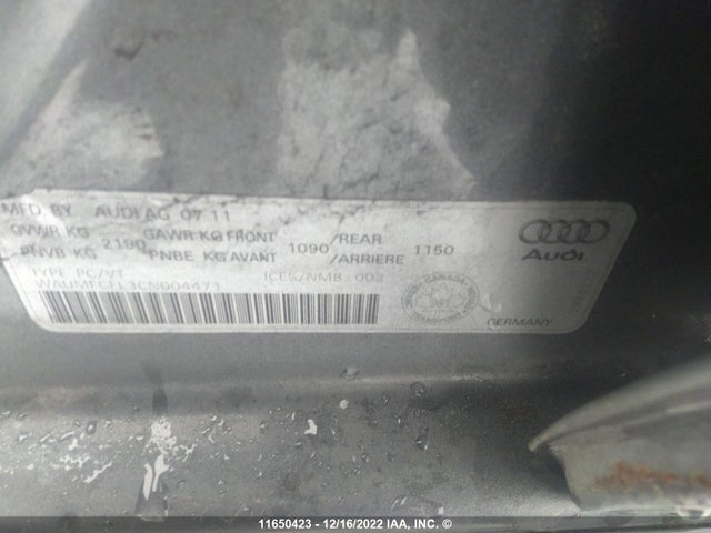 WAUMFCFL3CN004471 Audi A4 Prestige