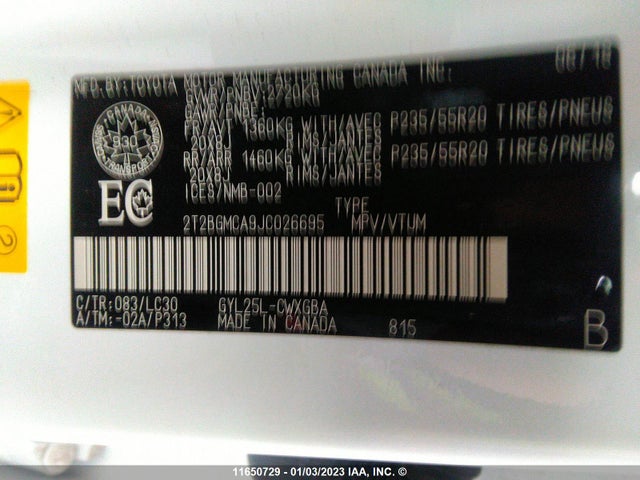 2T2BGMCA9JC026695 Lexus Rx 450h/base/f Sport