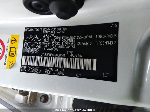 JTJBARBZ8G2058441 Lexus Nx 200t/base/f Sport