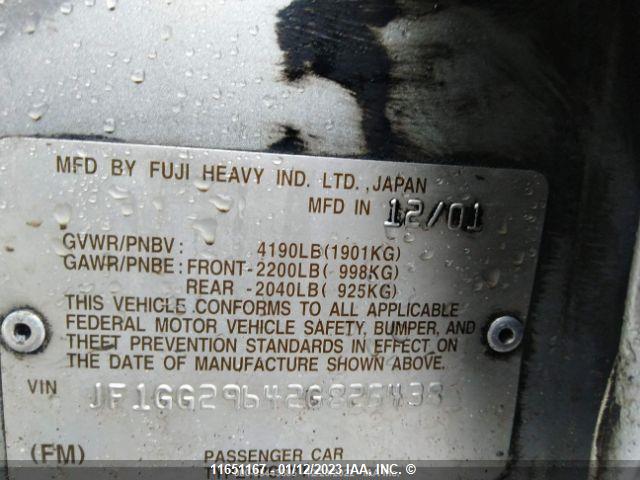 JF1GG29642G825438 Subaru Impreza