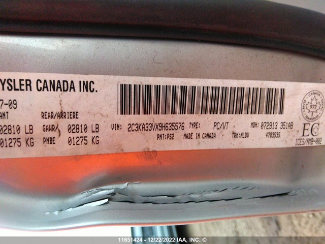 2C3KA33VX9H635576 Chrysler 300 Limited
