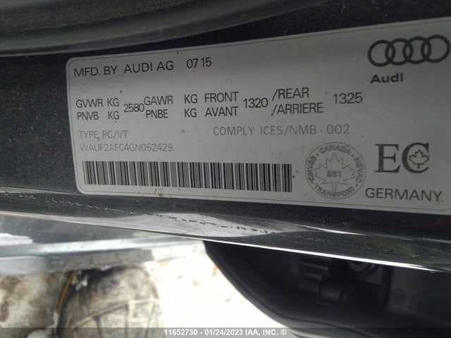 WAUF2AFC4GN052429 Audi S6 Premium Plus
