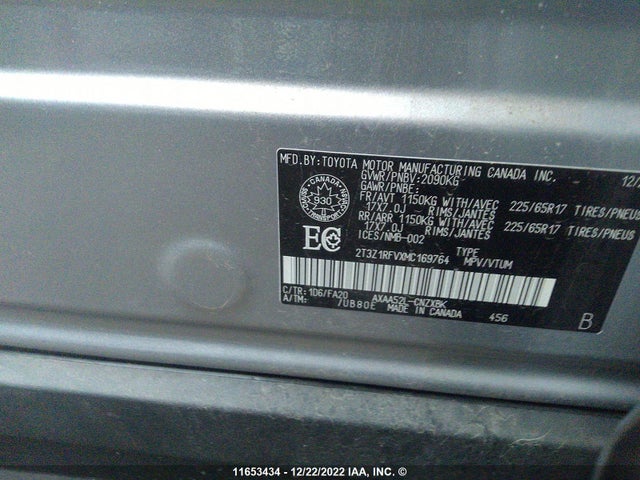 Toyota RAV4 LE 2021 2T3Z1RFVXMC169764 Image 9