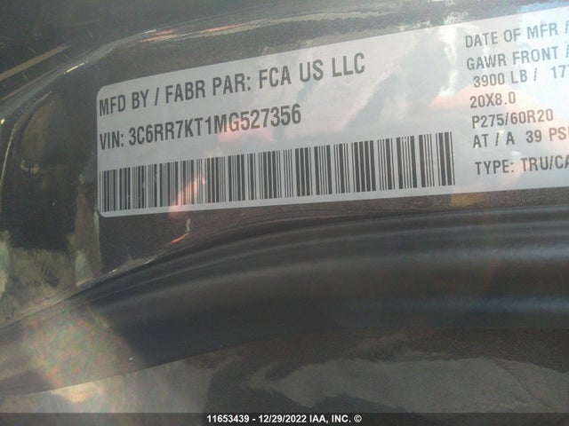 RAM 1500 Classic Tradesman 2021 3C6RR7KT1MG527356 Image 11