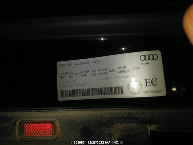 WAUENAF41HN068049 Audi A4 Premium Plus
