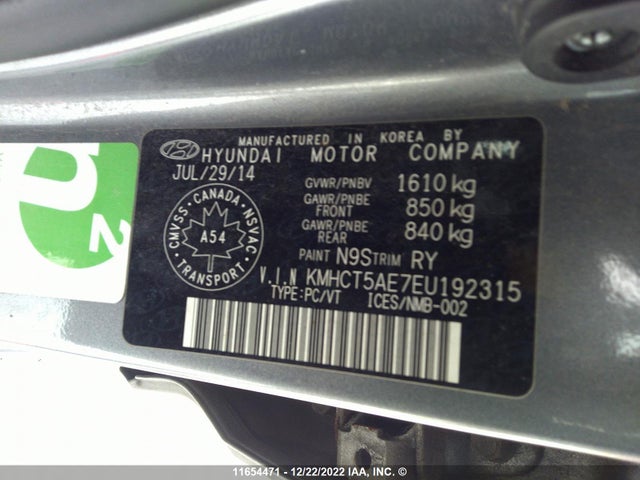 Hyundai Accent Gls/gs 2014 KMHCT5AE7EU192315 Image 10