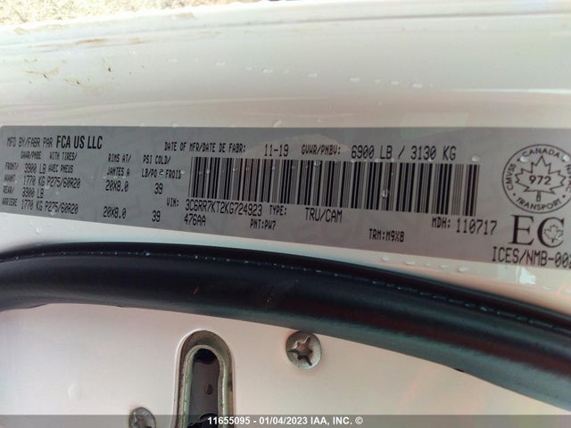 Dodge RAM 1500 2019 3C6RR7KT2KG724923 Image 9