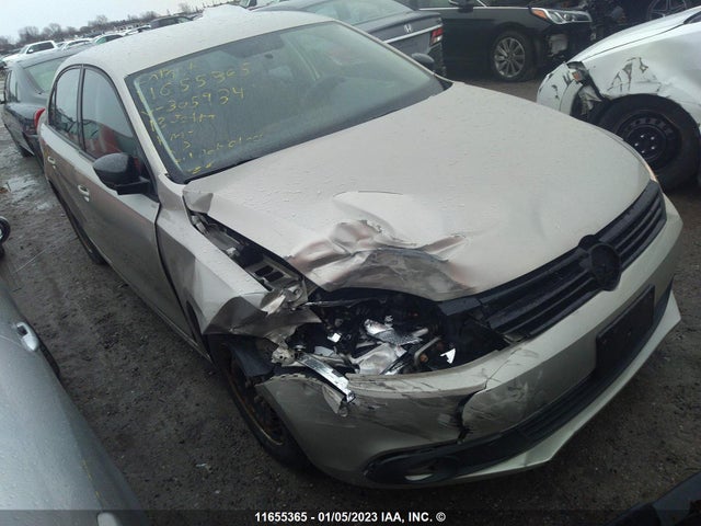 2013 Volkswagen Jetta მანქანა იყიდება აუქციონზე, vin: 3VW2K7AJ5DM305934, აუქციონის ნომერი: 11655365