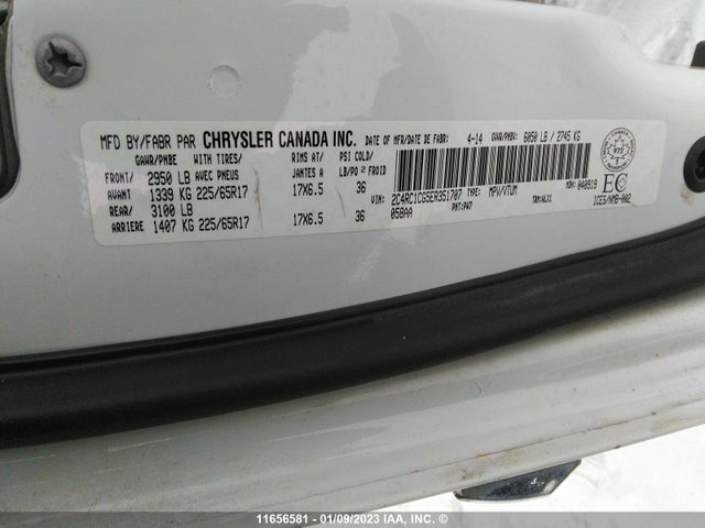 2C4RC1CG5ER351707 Chrysler Town & Country Touring L