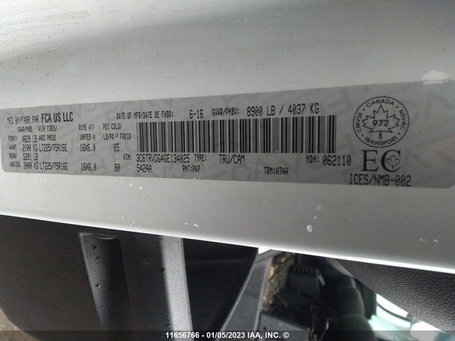 RAM Promaster 2500 2500 High 2016 3C6TRVDG4GE134025 Image 10