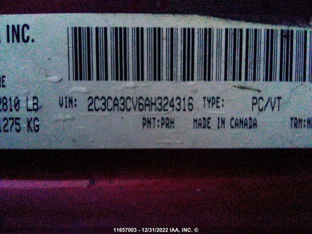 2C3CA3CV6AH324316 Chrysler 300 Limited