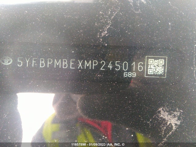 Toyota COROLLA LE 2021 5YFBPMBEXMP245016 Image 12