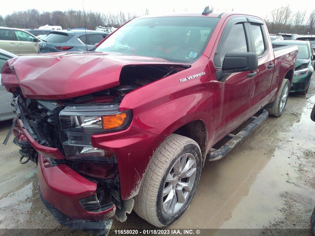 Chevrolet Silverado K1500 Custom 2021 1GCRYBEF8MZ342998 Image 2