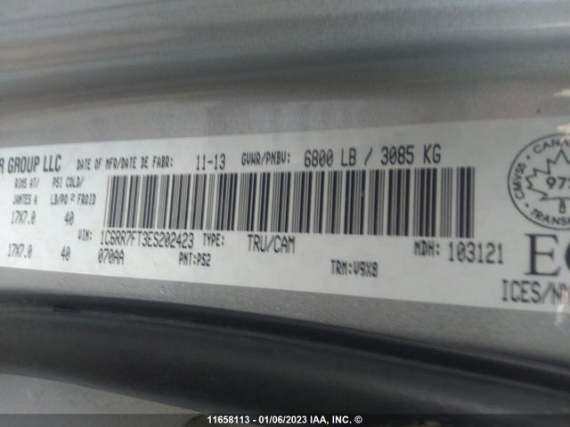 Dodge RAM 1500 2014 1C6RR7FT3ES202423 Image 9