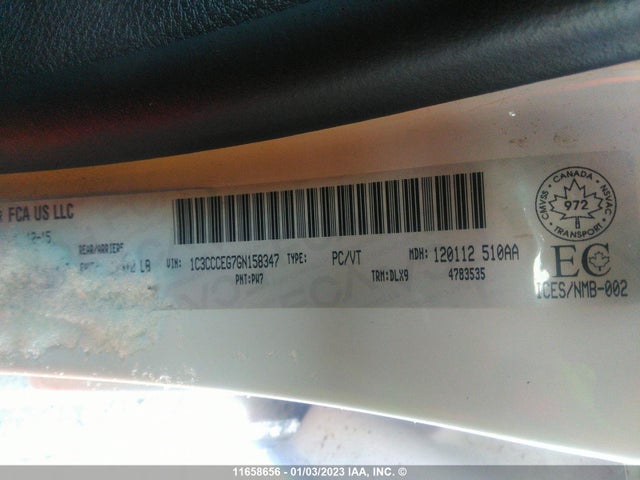 1C3CCCEG7GN158347 Chrysler 200 C