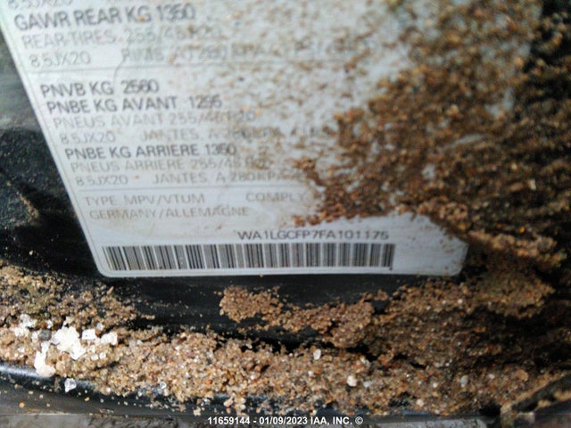 WA1LGCFP7FA101175 Audi Q5