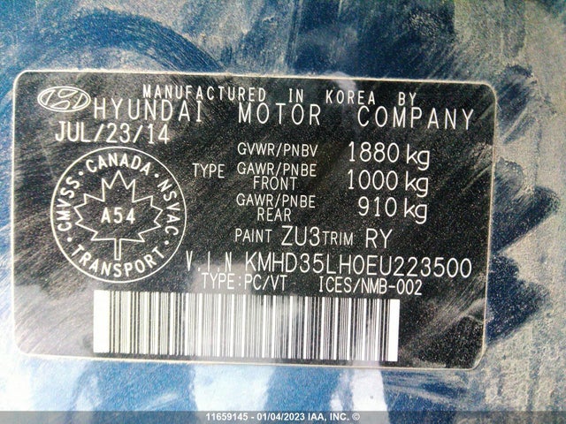 Hyundai ELANTRA GT 2014 KMHD35LH0EU223500 Image 10