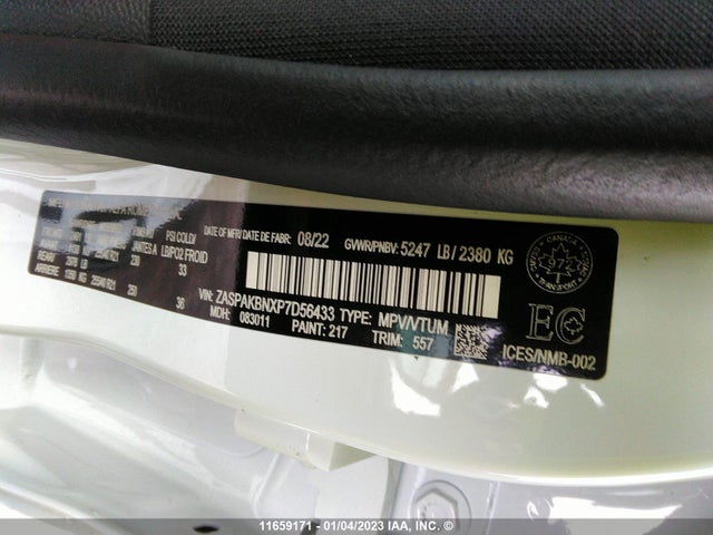 ZASPAKBNXP7D56433 Alfa Romeo Stelvio Ti/lusso/veloce/estrema