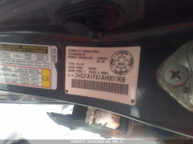 Honda Civic 2010 2HGFA1F61AH001908 Image 9