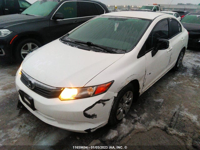Honda Civic Lx 2012 2HGFB2F41CH061028 Image 2