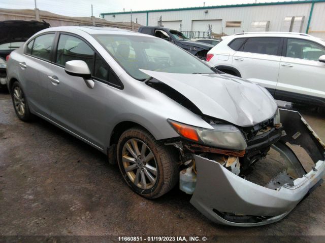 Auction sale of the 2012 Honda Civic Exl, vin: 2HGFB2F90CH005187, lot number: 11660851