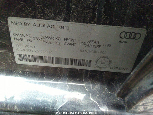 WAUFGCFL6DA245861 Audi S4