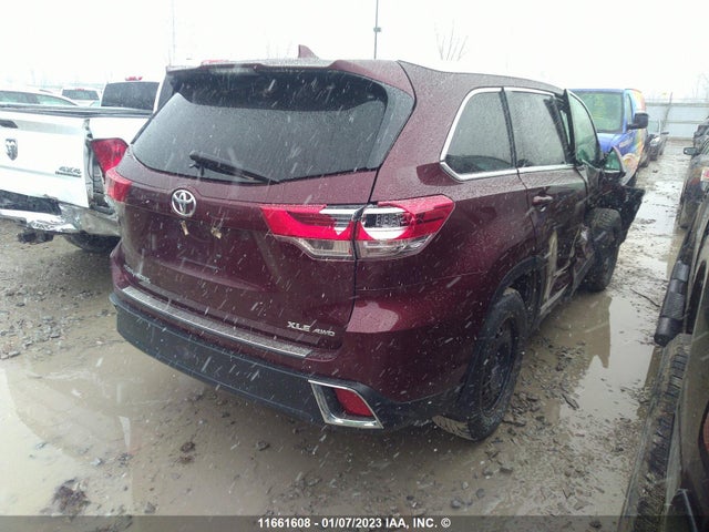 Toyota Highlander Se/xle 2019 5TDJZRFH6KS720804 Image 4