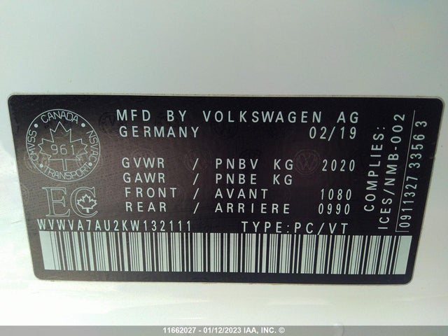 Volkswagen Golf R 2019 WVWVA7AU2KW132111 Image 10