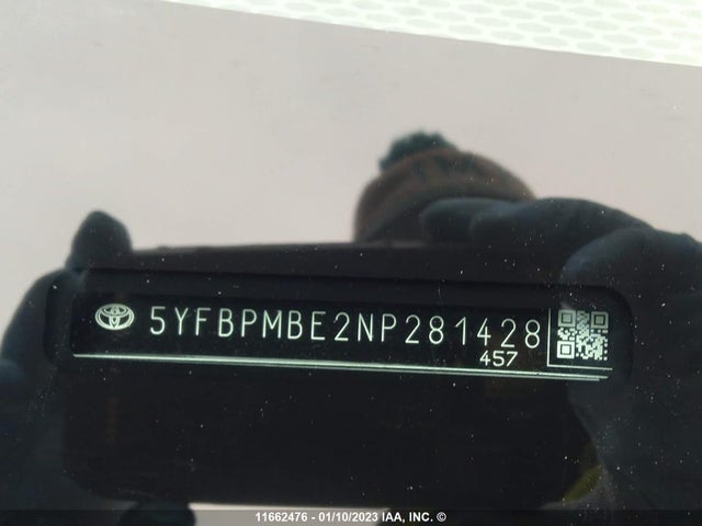 Toyota COROLLA LE 2022 5YFBPMBE2NP281428 Image 10