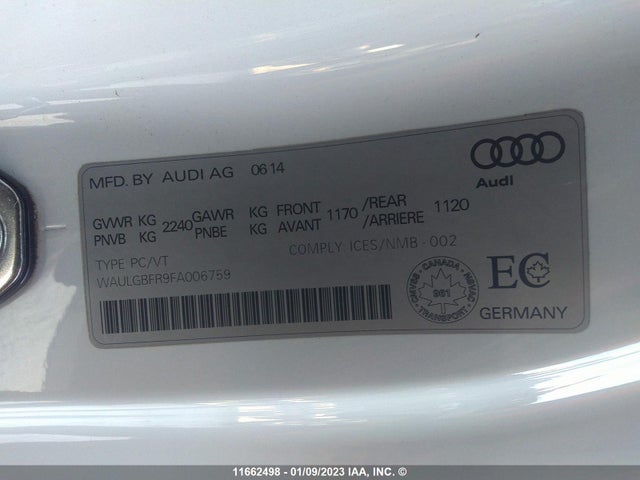 WAULGBFR9FA006759 Audi S5 Technik