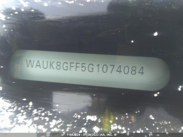 WAUK8GFF5G1074084 Audi A3 Prestige S-line