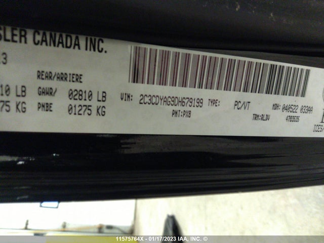 Dodge Challenger Sxt 2013 2C3CDYAG9DH679199 Image 10