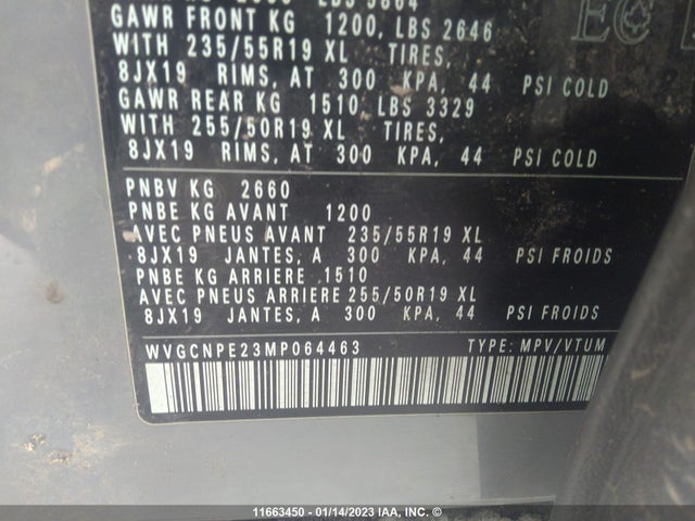 WVGCNPE23MP064463 Volkswagen ID.4 PRO