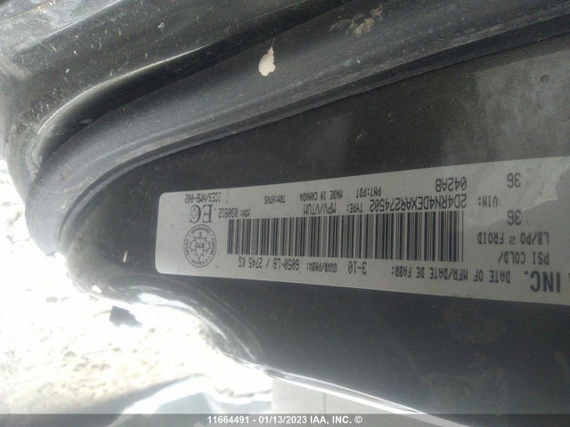 Dodge GRAND CARAVAN 2010 2D4RN4DEXAR274502 Image 11