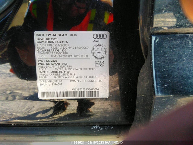 WA1EFCFS8GR023024 Audi Q3 Premium Plus