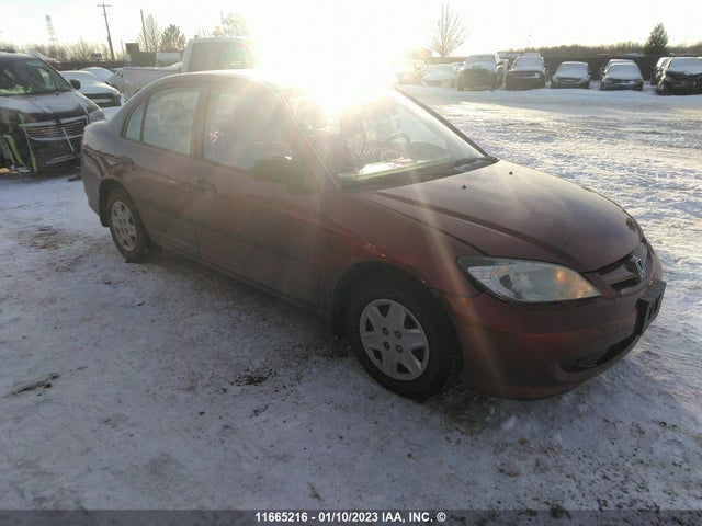 Aukcja sprzedaży 2005 Honda Civic Dx Vp, vin: 2HGES16305H049632, numer aukcji: 11665216