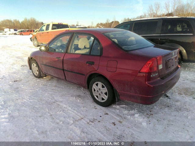 Aukcja sprzedaży 2005 Honda Civic Dx Vp, vin: 2HGES16305H049632, numer aukcji: 11665216