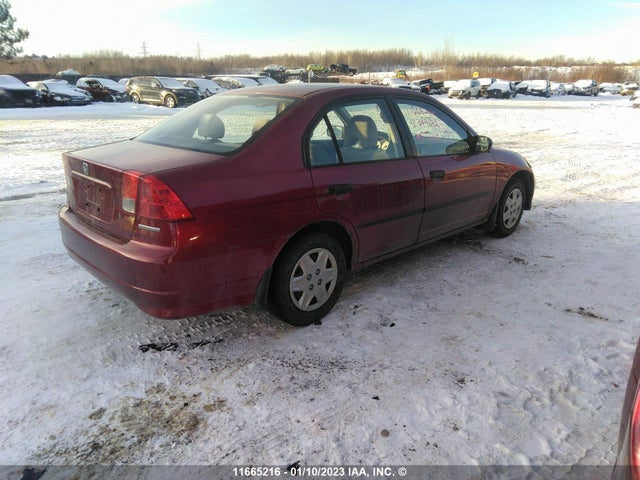 Aukcja sprzedaży 2005 Honda Civic Dx Vp, vin: 2HGES16305H049632, numer aukcji: 11665216