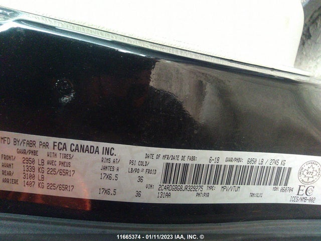 Dodge Grand Caravan Se 2018 2C4RDGBG8JR329275 Image 9