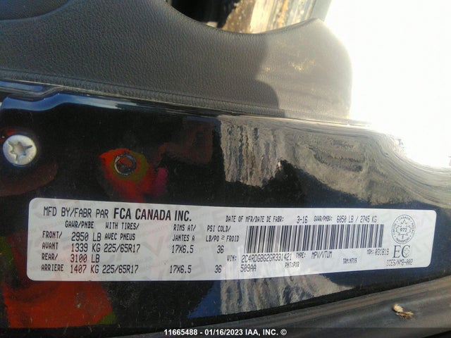 Dodge Grand Caravan Se 2016 2C4RDGBG2GR331421 Image 11