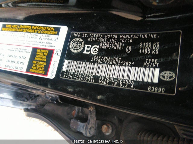 Toyota CAMRY 2017 4T1BD1FK6HU213921 Image 9