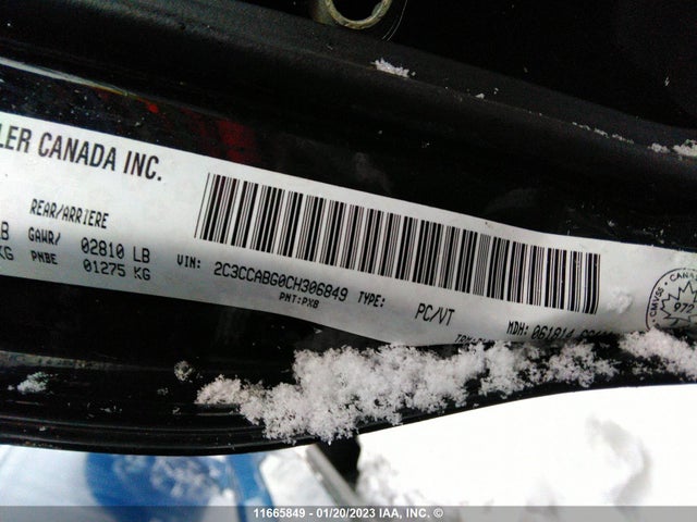 2C3CCABG0CH306849 Chrysler 300 S