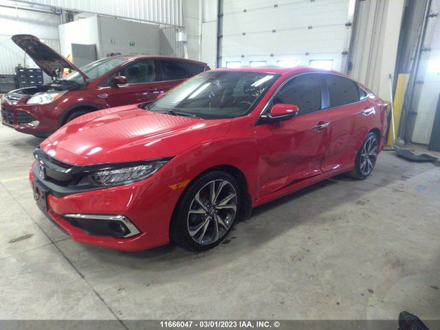 Honda Civic Touring 2019 2HGFC1F91KH104753 Image 2