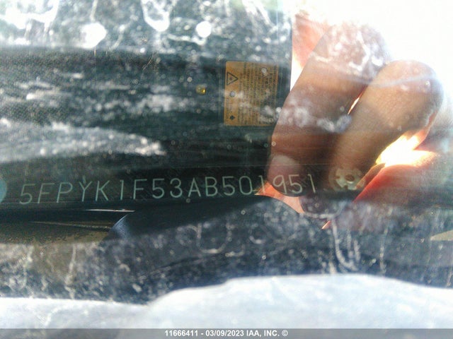 Honda Ridgeline Rtl 2010 5FPYK1F53AB501951 Image 9